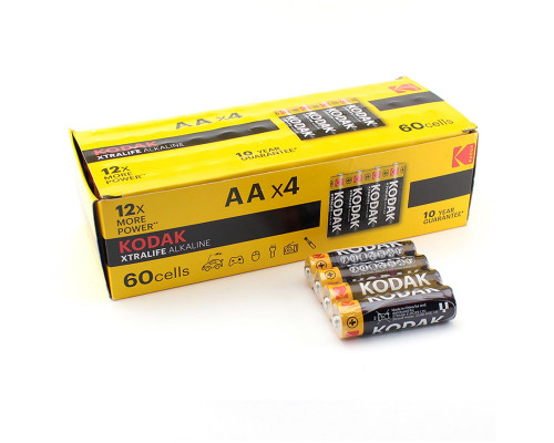 Батарейки щелочные Kodak XTRALIFE LR6-4S AA