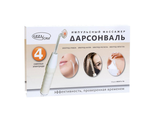Дарсонваль Gezatone BP118 4 насадки