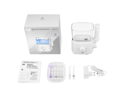 Ирригатор полости рта CS Medica AquaPulsar CS-7 DUAL FLOSS White
