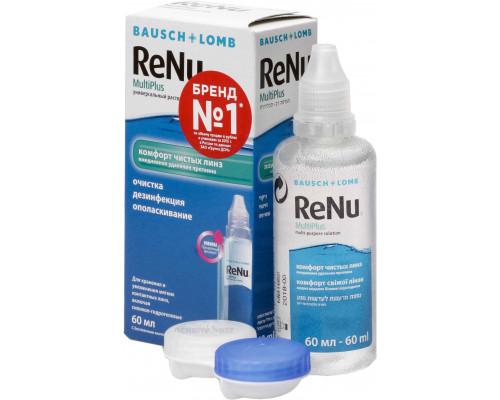 Раствор для линз Bausch & Lomb ReNu MultiPlus 60 мл