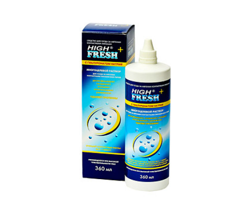 Раствор High Fresh+ с гиалуронатом натрия 360мл