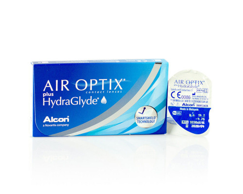 Контактные линзы Air Optix plus HydraGlyde (-)